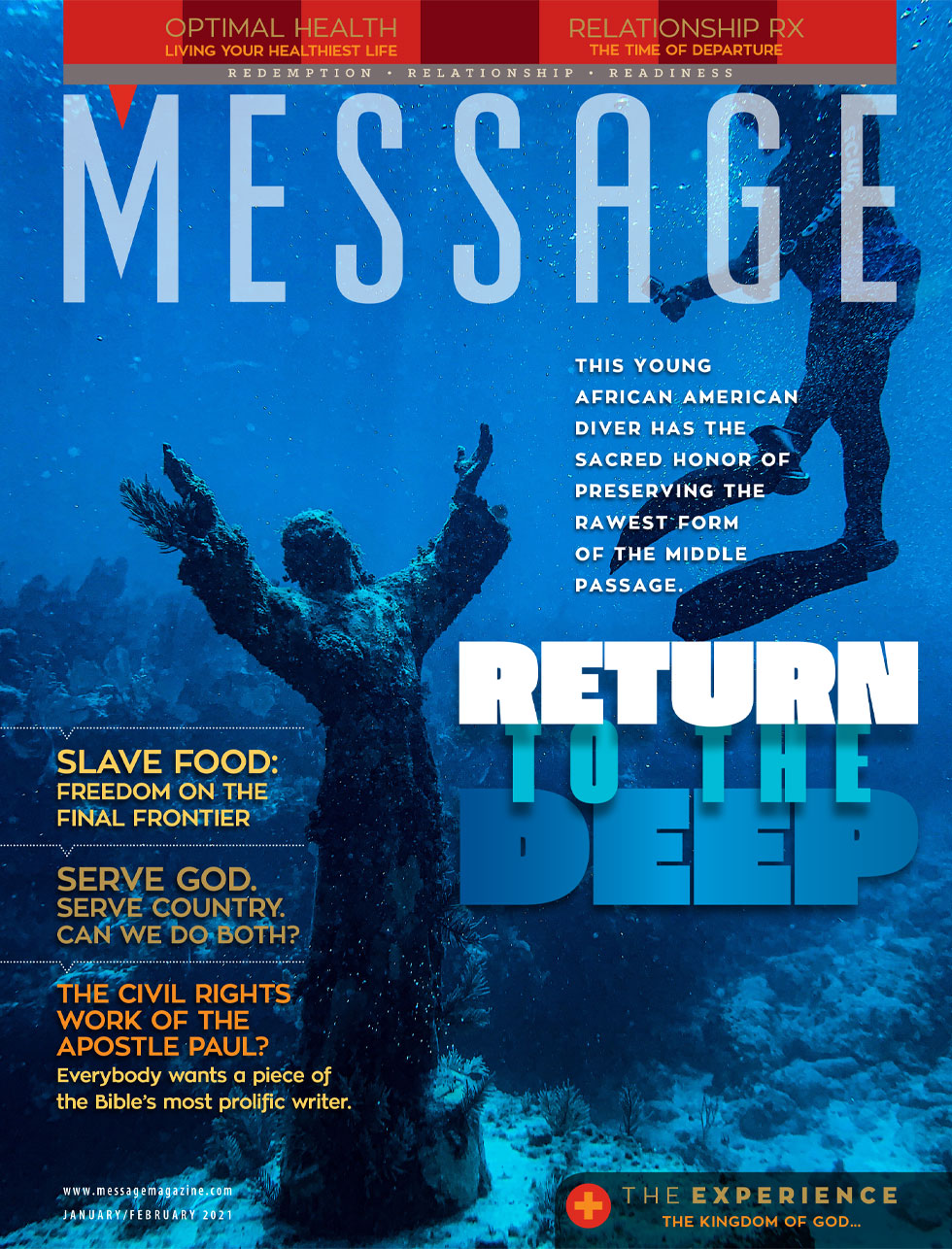 Message Magazine Jan-Feb 2021 cover
