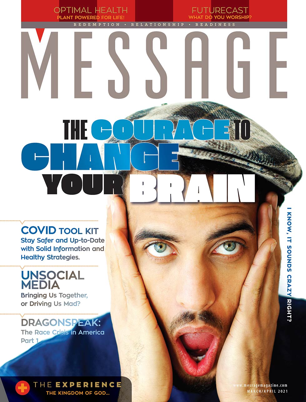 Message Magazine March-April 2021 cover