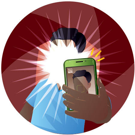 Selfie graphic