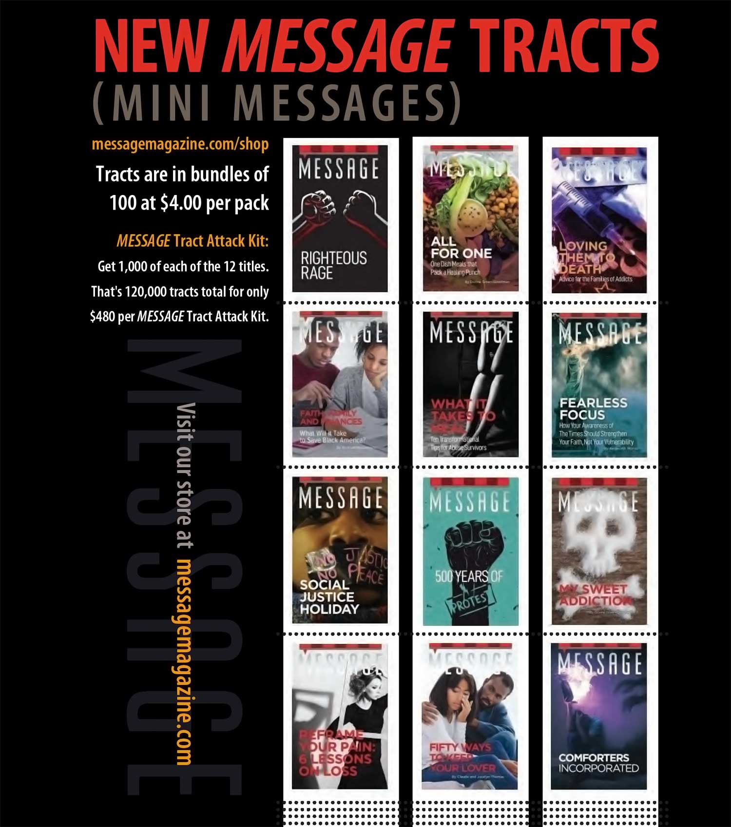 Message Magazine New Message Tracts Advertisement