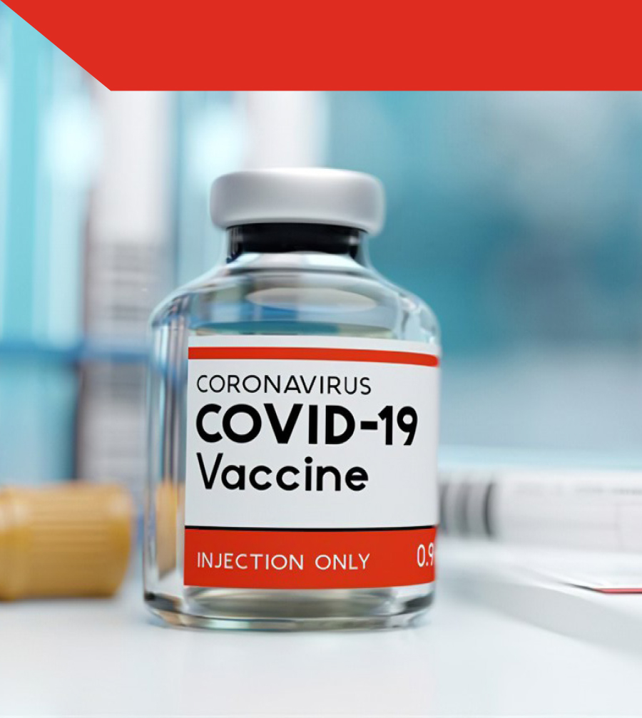 covid-19 vaccine in vial