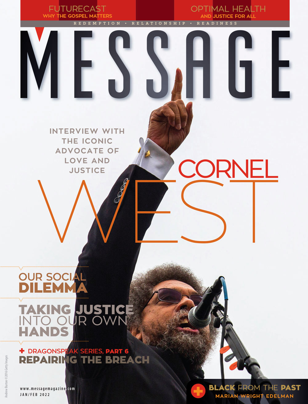 The Message January/February 2022 cover