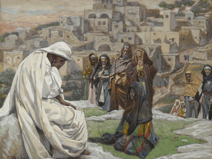 Jesus Wept painting by by James Tissot