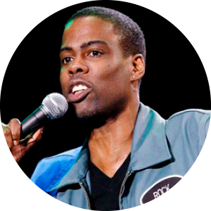 chris rock with microphone