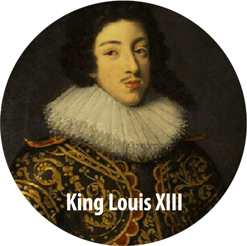 painted portrait of King Louis XIII