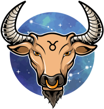 bull symbol representing the Taurus astrology sign