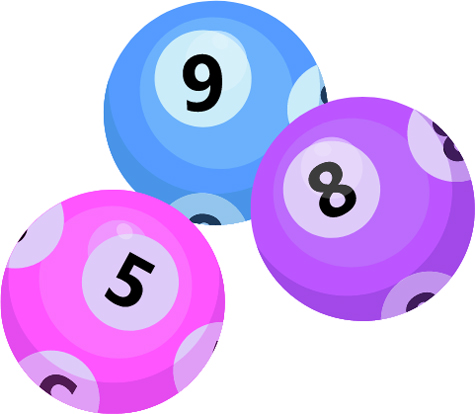 digital illustration of pool balls