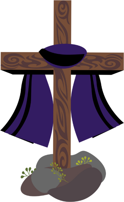 digital illustration of a cross