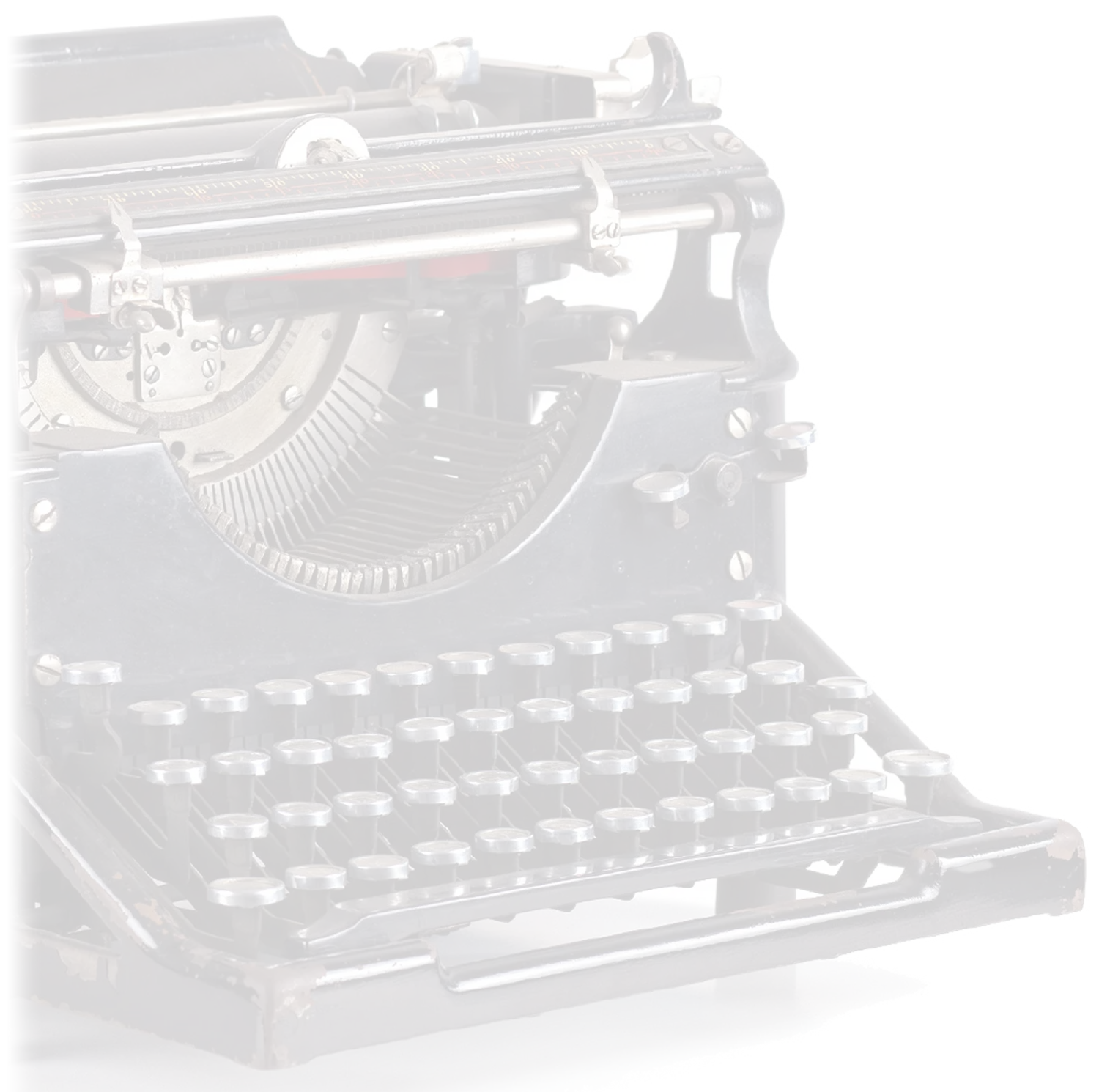 an early typewriter