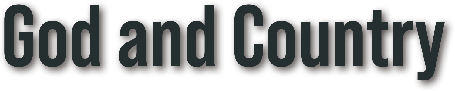 God and Country typography