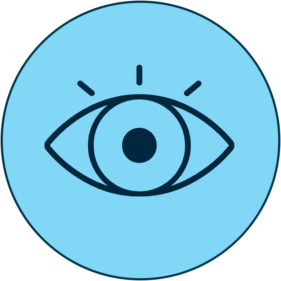 open eye line illustration