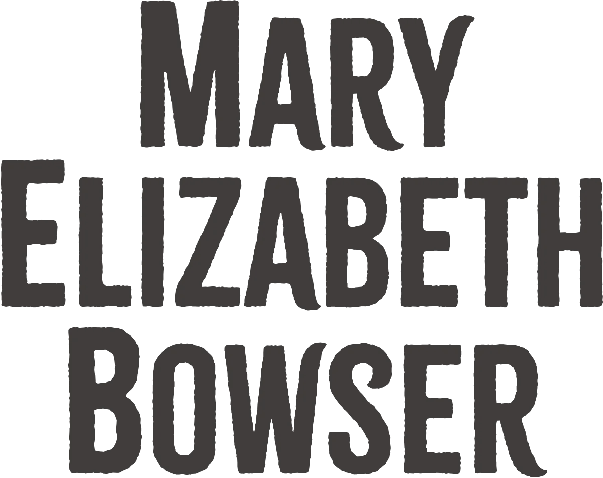 Mary Elizabeth Bowser typography