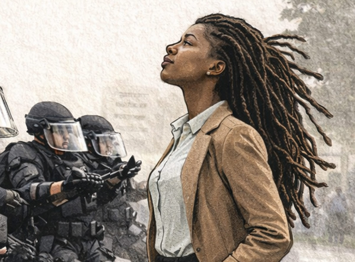 Surreal illustration of a glowing clock with golden Roman numerals floating in a cosmic sky filled with stars, clouds, and swirling bursts of light.