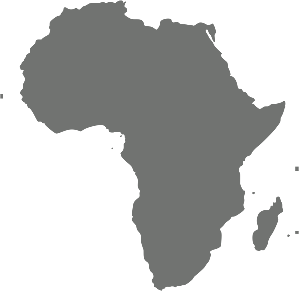 graphic of the Africa continent