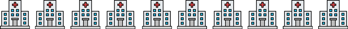 ten hospital icons